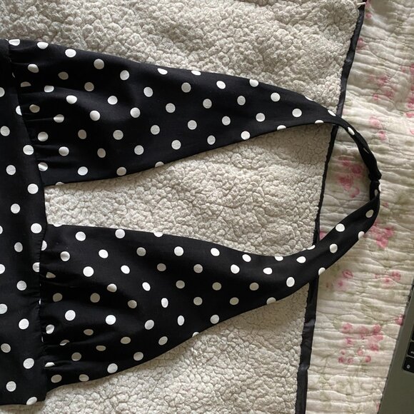 ZARA polka dot mini dress XL NWT - Picture 4 of 9